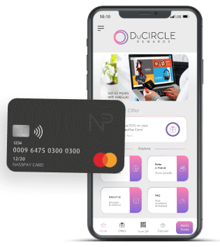 NassPay mastercard with duCirlce application